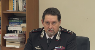 Ascoli Piceno - Il ten. col. Gentili alla guida del Reparto Operativo dei carabinieri